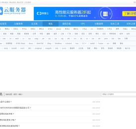 域名论坛 - 万网域名 - 阿里云服务器