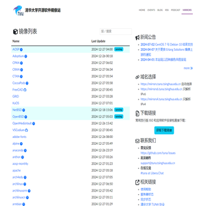 清华大学开源软件镜像站 | Tsinghua Open Source Mirror