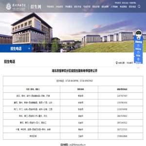 招生电话-湖北恩施学院招生网_本科专科_专升本招生考试_湖北民族大学科技学院